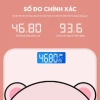 Cân điện tử theo dõi sức khỏe họa tiết heo hồng dễ thương – Tặng pin, tiện ích 24/7, chỉ 109k 2