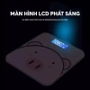 Cân điện tử theo dõi sức khỏe họa tiết heo hồng dễ thương – Tặng pin, tiện ích 24/7, chỉ 109k 3