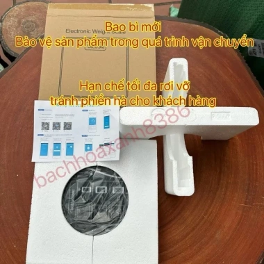 Cân Điện Tử Thông Minh 18 Chỉ Số Bluetooth Sạc USB Đen Tặng Thước Đo và Cáp Sạc Giá 88.000₫