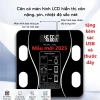 Cân Điện Tử Thông Minh 18 Chỉ Số Bluetooth Sạc USB Đen Tặng Thước Đo và Cáp Sạc Giá 88.000₫ 8