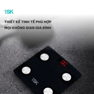 Cân điện tử thông minh 1SK CF398BLE Bluetooth - Theo dõi sức khỏe, phân tích 14 chỉ số - Giá chỉ 199.000₫