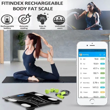 Cân Điện Tử Thông Minh Đo Chỉ Số Cơ Thể, Lượng Mỡ, App Kèm và Hướng Dẫn Sử Dụng - Giá 148.000₫