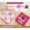 Cân Điện Tử Thông Minh DTN279 Lợn Hồng Đèn LED, Cân Gấu Dâu Mặt Kính, Đo Chính Xác 80.000₫