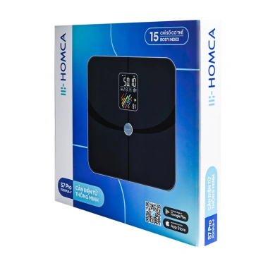 Cân điện tử thông minh HOMCA S7 Pro đo 15 chỉ số, Bluetooth, giá 355.000₫ 7 Cân điện tử thông minh HOMCA S7 Pro đo 15 chỉ số, Bluetooth, giá 355.000₫ 7