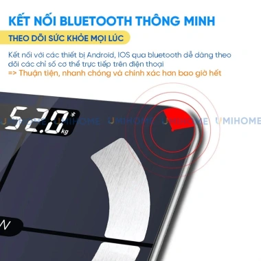 Cân Điện Tử Thông Minh KAW - Phân Tích 11 Chỉ Số Cơ Thể, Bluetooth, Bảo Hành 12 Tháng, Giá ưu đãi 217.549 VND 9