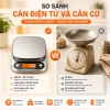 Cân Điện Tử Tiểu Ly 1g-10kg Dùng Nhà Bếp - Định Lượng Chính Xác Cho Bánh, Rau Củ 7