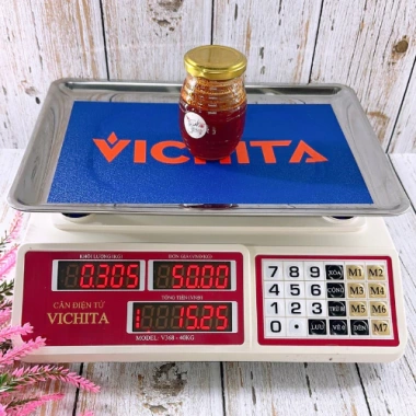 Cân điện tử VICHITA V368 hiển thị trước-sau, tính tiền tự động - Bán hàng tiện lợi 550k