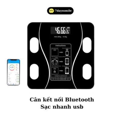 Cân Điện Tử YATASMART Sạc USB, Bluetooth, Phân Tích Chỉ Số Cơ Thể - Giá 145.000đ 4 Cân Điện Tử YATASMART Sạc USB, Bluetooth, Phân Tích Chỉ Số Cơ Thể - Giá 145.000đ 4