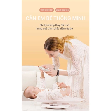 Cân Em Bé Điện Tử 120kg ABS - Đo Chính Xác Từng Gam, Sơ Sinh, Trẻ Em & Thú Cưng 4