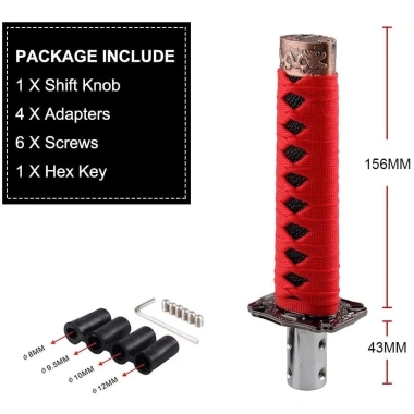 Cần Gạt Số Xe Hơi 15CM JDM Katana - Kèm 4 Đầu Chuyển Đổi, Giá Ưu Đãi 83.490₫ 2 Cần Gạt Số Xe Hơi 15CM JDM Katana - Kèm 4 Đầu Chuyển Đổi, Giá Ưu Đãi 83.490₫ 2