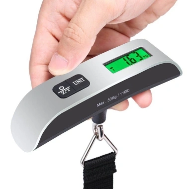 Cân hành lý 50kg (110lb) điện tử kỹ thuật số – Valí cầm tay di động, treo cân trọng lượng
