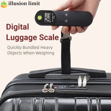 Cân hành lý điện tử ILLUSION LIMIT - Màn hình LCD đo vali nhanh, giá 176.000 VND