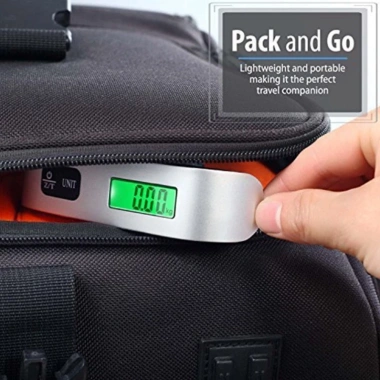 Cân hành lý điện tử LCD 110lb/50kg - Đèn nền tiện dụng, giảm giá 20% chỉ 59,999 VND 6