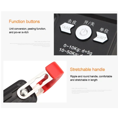 Cân Hành Lý Điện Tử Mini 50kg 5g - Móc Treo Tiện Dụng, Giá Ưu Đãi 168.849 VND 4