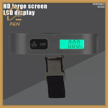 Cân Hành Lý Gold Star 50KG 110LB Kỹ Thuật Số Điện Tử Du Lịch Di Động P & N Giá Ưu Đãi