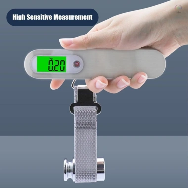 Cân hành lý kỹ thuật số Essentials, cân trọng lượng cầm tay LCD tiện lợi du lịch