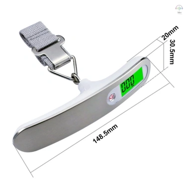 Cân hành lý kỹ thuật số Essentials, cân trọng lượng cầm tay LCD tiện lợi du lịch 6 Cân hành lý kỹ thuật số Essentials, cân trọng lượng cầm tay LCD tiện lợi du lịch 6