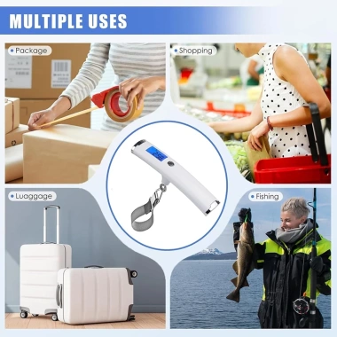 Cân hành lý kỹ thuật số KIPRUN 110lbs/50kg - Độ chính xác cao, LCD đèn nền, giảm 20%