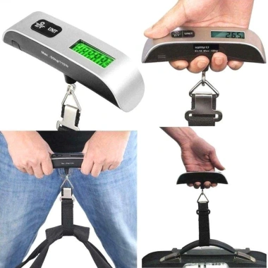 Cân hành lý kỹ thuật số thép không gỉ - Cân vali điện tử di động, chuẩn du lịch, giảm 17% 4