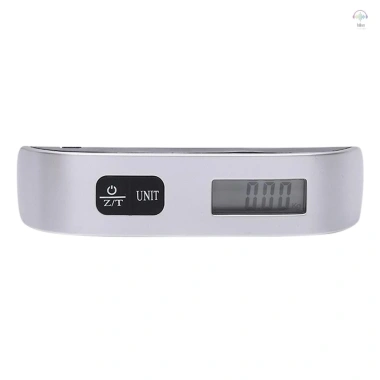 Cân hành lý LCD 50kg, cân vali di động cầm tay, móc tiện lợi du lịch, giảm giá 4