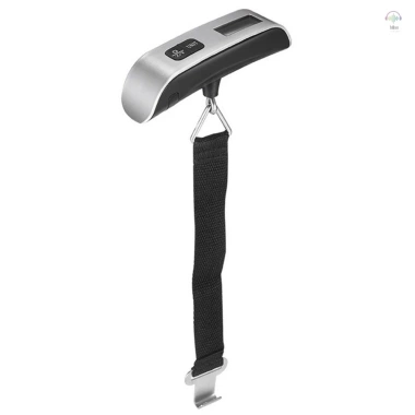 Cân hành lý LCD 50kg, cân vali di động cầm tay, móc tiện lợi du lịch, giảm giá 7