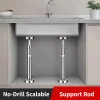 Cần hỗ trợ không khoan cho chậu dưới bồn rửa - Giá đỡ cố định, chịu lực, hỗ trợ chậu rửa tay, giảm giá 123k