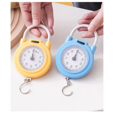 Cân mini 10kg mẫu mới có móc treo - đi chợ, du lịch, lò xo cơ học - 35.000 VND