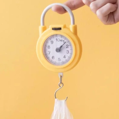 Cân mini 10kg mẫu mới có móc treo - đi chợ, du lịch, lò xo cơ học - 35.000 VND