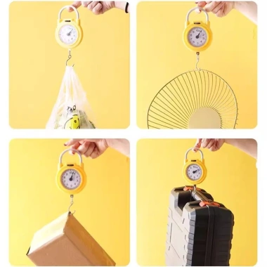 Cân mini 10kg mẫu mới có móc treo - đi chợ, du lịch, lò xo cơ học - 35.000 VND