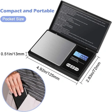 Cân nhà bếp kỹ thuật số KIPRUN 0,01g/500g LCD 6 đơn vị - Giá chỉ 139.700 VND