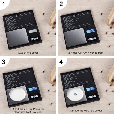 Cân nhà bếp kỹ thuật số KIPRUN 0,01g/500g LCD 6 đơn vị - Giá chỉ 139.700 VND