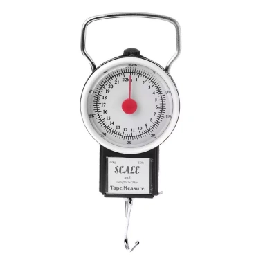 Cân quay số cơ học di động 50LB - Treo cá, hành lý, nhà bếp, móc treo Băng Meas 8