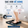 Cân sức khỏe Bluetooth, phân tích chỉ số cơ thể, sạc USB, tải 180kg – 109.000₫ 5