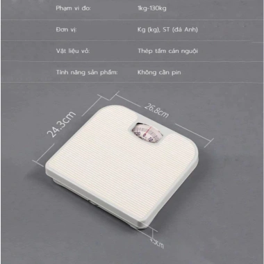 Cân sức khỏe chuẩn, cơ lò xo, cơ học và điện tử, giá chỉ 159.000 VNĐ