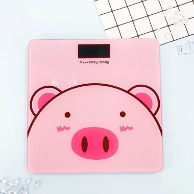 Cân sức khỏe điện tử hình heo pin xịn LCD hiển thị chuẩn cân nặng và nhiệt độ phòng - Giá 77.000 8