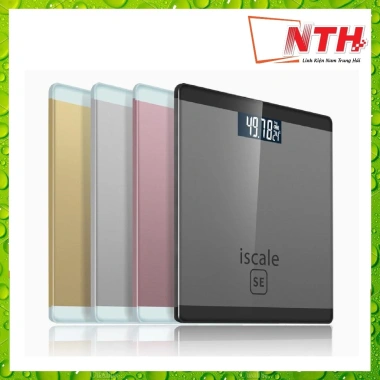 Cân sức khỏe điện tử ISCALE 180kg - Đo chính xác, màn hình LCD, Thiết kế hiện đại, Giá chỉ 79.000đ