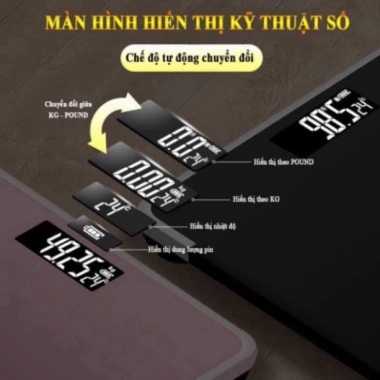Cân sức khỏe điện tử iScale SE 150kg LCD, kính cường lực, gọn nhẹ, chỉ 85.000 VND 5 Cân sức khỏe điện tử iScale SE 150kg LCD, kính cường lực, gọn nhẹ, chỉ 85.000 VND 5