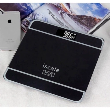 Cân sức khỏe điện tử iScale SE 150kg LCD, kính cường lực, gọn nhẹ, chỉ 85.000 VND