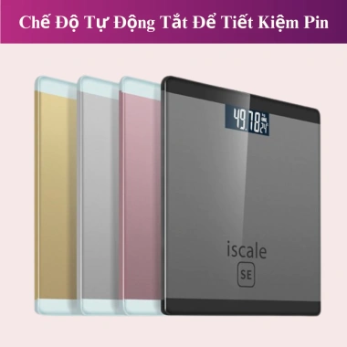Cân Sức Khoẻ Điện Tử Iscale SE Max 180Kg - Chính Xác 100% - Cao Cấp Giá 130.000