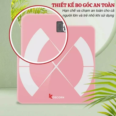Cân sức khỏe điện tử KOSCORN KC802 kính cường lực, chịu tải 180kg, pin bền, giảm giá tới 129.000₫ 3 Cân sức khỏe điện tử KOSCORN KC802 kính cường lực, chịu tải 180kg, pin bền, giảm giá tới 129.000₫ 3