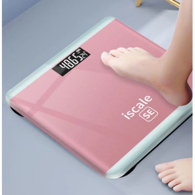 Cân sức khỏe iScale 180kg mặt kính chịu lực - Tặng pin, chọn màu, 136.000 VND 6