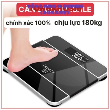 Cân sức khỏe iScale SE 150kg LCD, kính cường lực, gọn nhẹ - Giá 96.010₫