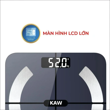 Cân sức khỏe KAW Bluetooth đo cân nặng, chất béo - Độ chính xác cao, giá 215.129₫
