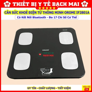 Cân sức khỏe thông minh OROMI IF2.801A đo 17 chỉ số, kết nối app, tặng pin - giá ưu đãi 644k 3 Cân sức khỏe thông minh OROMI IF2.801A đo 17 chỉ số, kết nối app, tặng pin - giá ưu đãi 644k 3