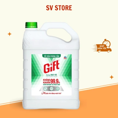 Can tẩy rửa nhà tắm & bồn cầu Gift 3.8kg hương bạc hà - Tiết kiệm, giá chỉ 43.260₫