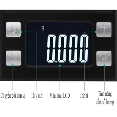 Cân Tiểu Ly Điện Tử 0.001g Độ Chính Xác Cao 50g/100g - Tặng Quả Thử Cân và Pin TBE Shop