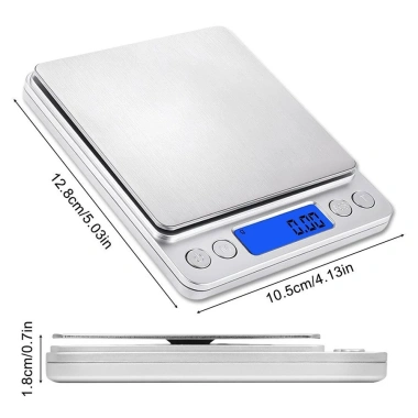 Cân tiểu ly điện tử 0.1g‑3.000g, độ chính xác gần tuyệt đối, cao cấp, kèm pin, giá 150k