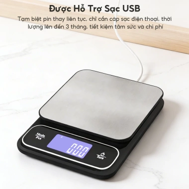 Cân tiểu ly điện tử chống nước 0.1g‑5kg, độ chính xác cao, mini cho thực phẩm, gia vị, thuốc - chỉ 43.700₫ 3 Cân tiểu ly điện tử chống nước 0.1g‑5kg, độ chính xác cao, mini cho thực phẩm, gia vị, thuốc - chỉ 43.700₫ 3