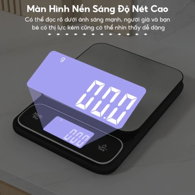 Cân tiểu ly điện tử chống nước 0.1g‑5kg, độ chính xác cao, mini cho thực phẩm, gia vị, thuốc - chỉ 43.700₫ 4 Cân tiểu ly điện tử chống nước 0.1g‑5kg, độ chính xác cao, mini cho thực phẩm, gia vị, thuốc - chỉ 43.700₫ 4
