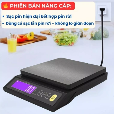 Cân Tiểu Ly Điện Tử Chống Nước 5kg/0.1g – 10kg/1g, Mini Nhà Bếp Dùng Sạc, Chính Xác Đo Gia Vị, Giảm Giá 17%